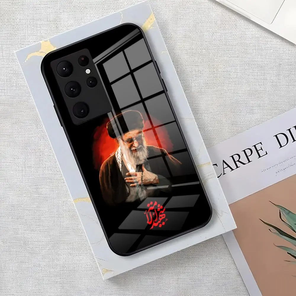 Чехол для телефона Ali Khamenei для Samsung S26 S25 Edge S24 S23 S22 Ultra Plus Fe A57 A37 A17 A56 5G, стеклянная крышка (art.: 3920da9b782ef) - 3920da9b782ef