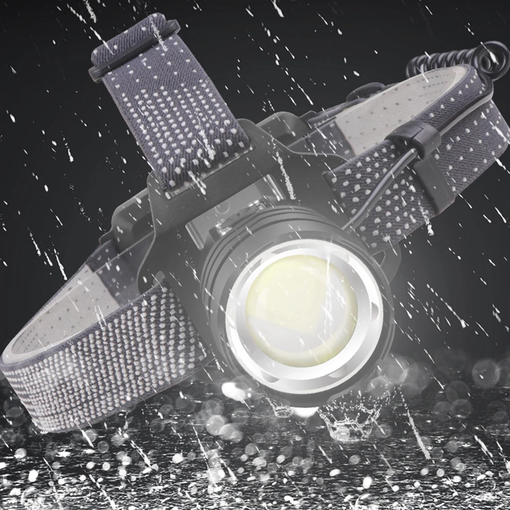 

Waterproof High Power Headlight Type-C USB Rechargeable Headlamp Type-C USB Fishing Head Lamp 1800LM