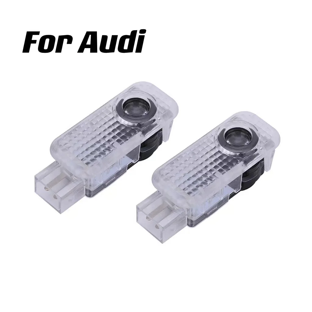 

4Pcs Led Projector Lamp Car Door Welcome Light Car Accessories For AD Sline A1 A3 A4 A5 A6 A7 Q3 Q7 TT R8 B5 B6 B8 C5 C8 8P