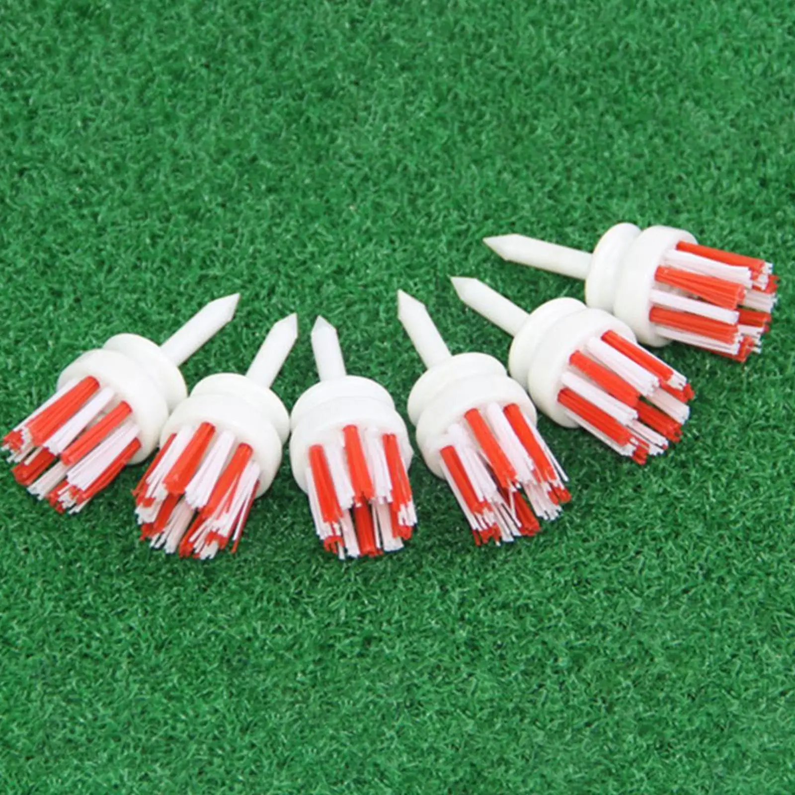 

3 Color Golf Tees Low Resistance Stab Effortlessly Accessory Bristle Driving For Outdoor Training 3 Size J6n2