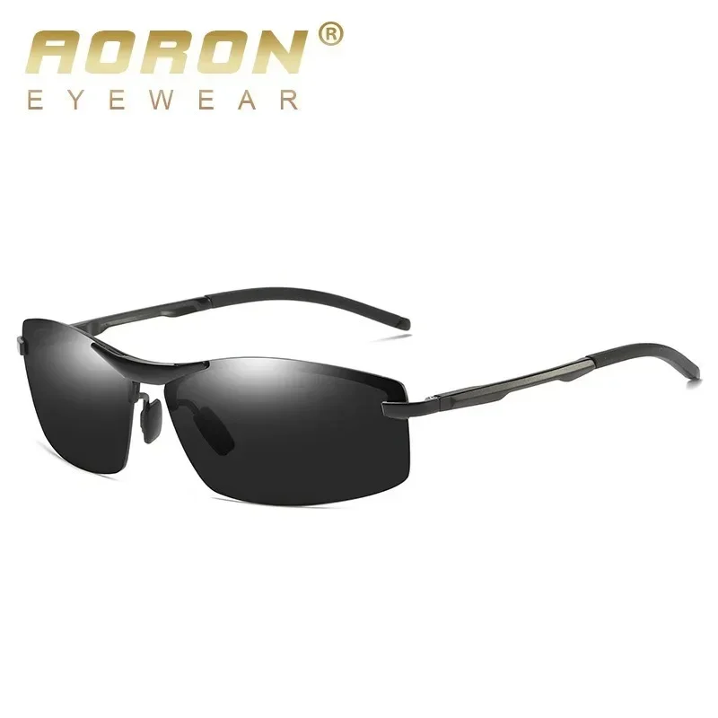 

Aoron Polarized Sunglasses Mens/Women Driving Mirror Sun Glasses Metal Frame Goggles UV400 Anti-Glare Sunglasses Wholesale