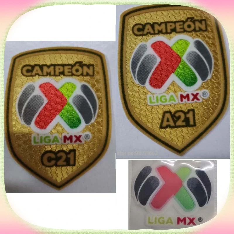 

CAMPEON A21 C21 A20 A19 C20 Soccer Patch Badges Heat Transfer Flocking Football Patches