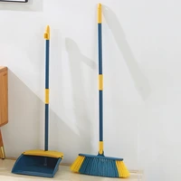 standing broom and dustpan with comb wall mount aesthetic broom cleaning floor practicality limpeza da casa household items
