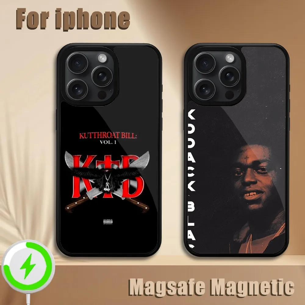Чехол для телефона Kodak Black Singer iPhone 11 12 13 14 15 Plus Pro Max Magsafe магнитный чехол с