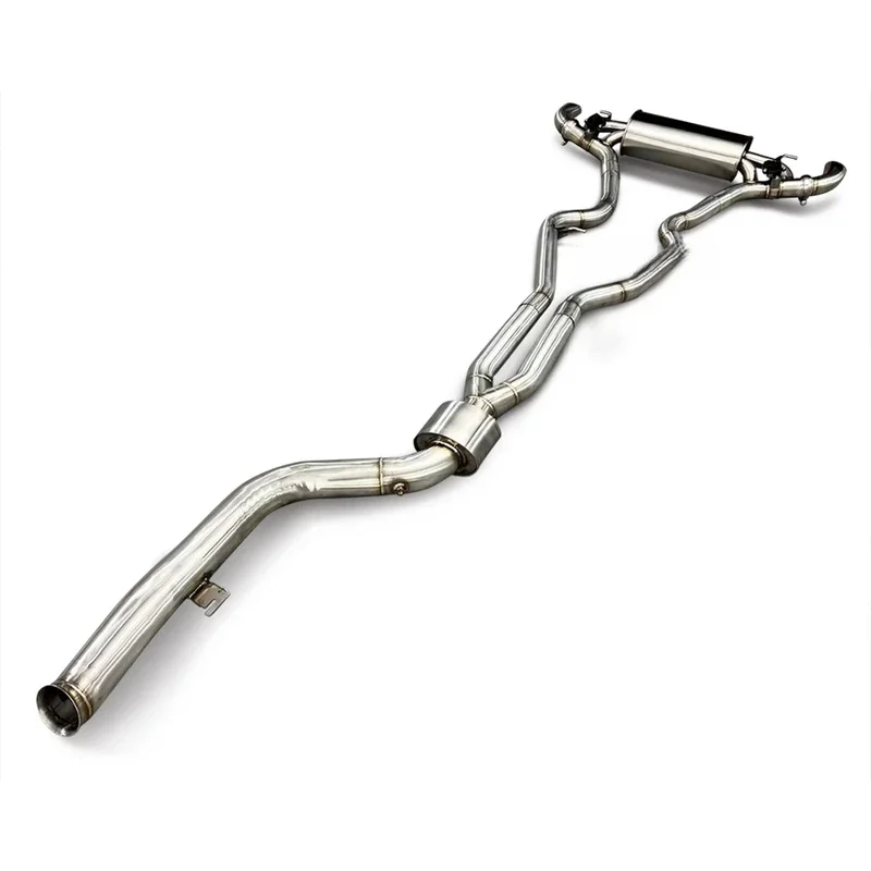 Высокий расход для BMW M340i M340 G20 3.0T 2019-2022 кошачья задняя выхлопная система труба из