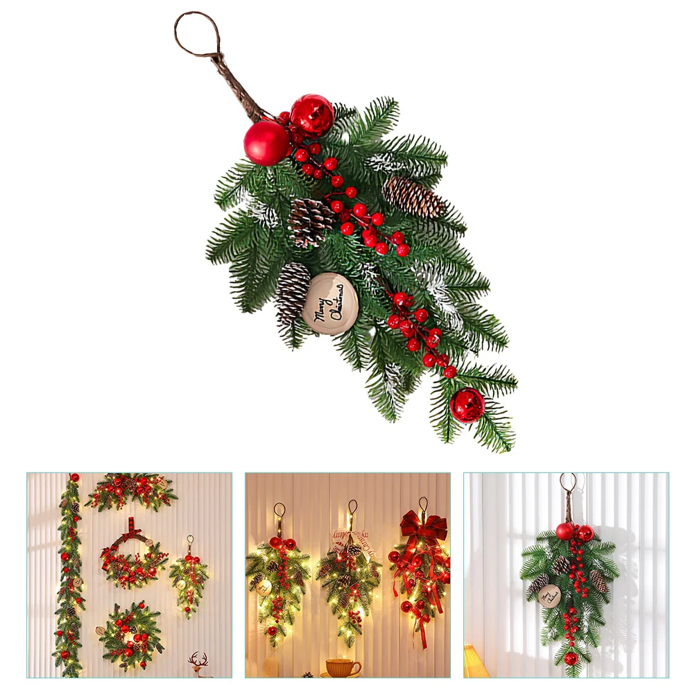 Украшение гостиной Искусственный венок Осенняя рождественская елка