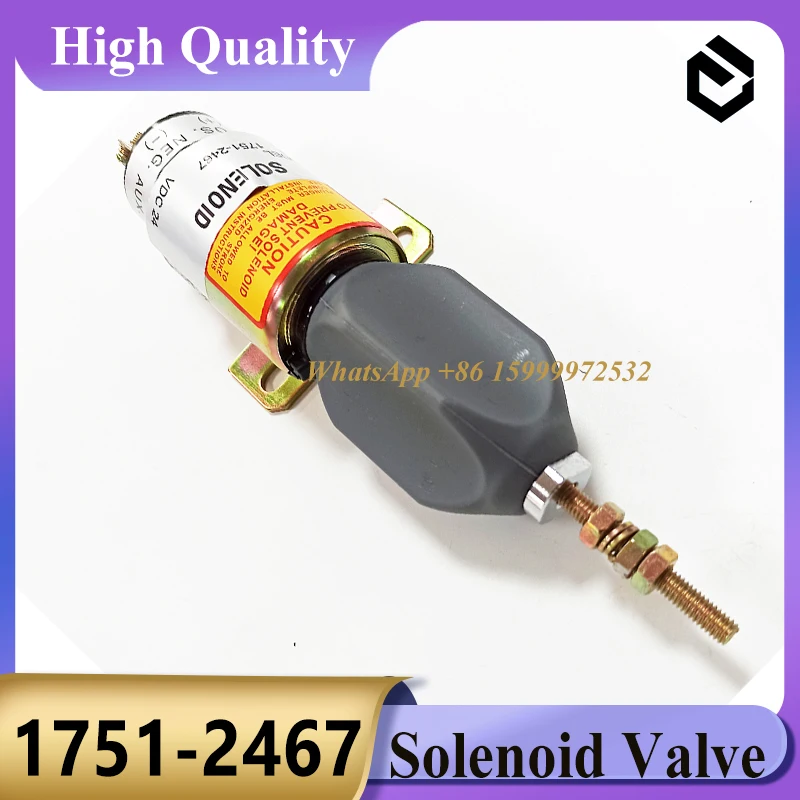 1751-2467 2-контактный стоп-электромагнитный клапан 17512467 Детали экскаватора Caterpillar