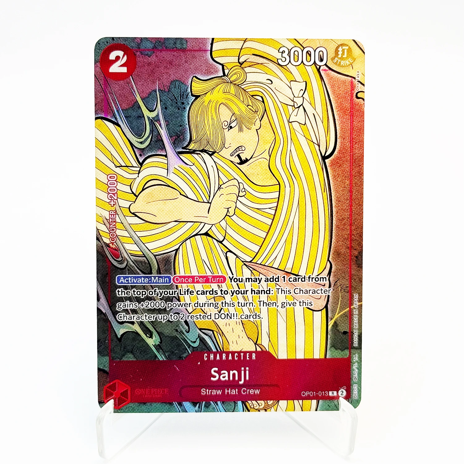 Фото Полный набор карт One Piece (английская версия) к 1-й годовщине: эксклюзивная реплика команды Соломенной Шляпы, редкие коллекционные аниме-карты №4