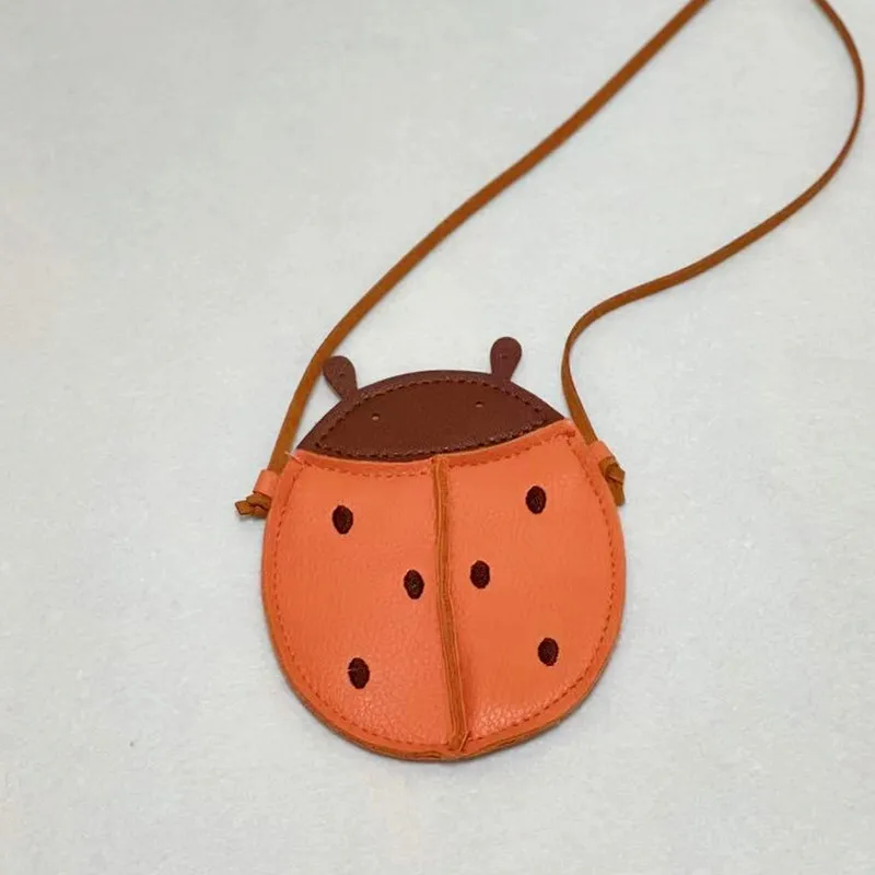 Cartoon Cute Kids Mini Bags for Toddler Girls Pumpkin / Pear / Ladybug Crossbody Bag Kawaii Baby Children's Small Handbags Gift