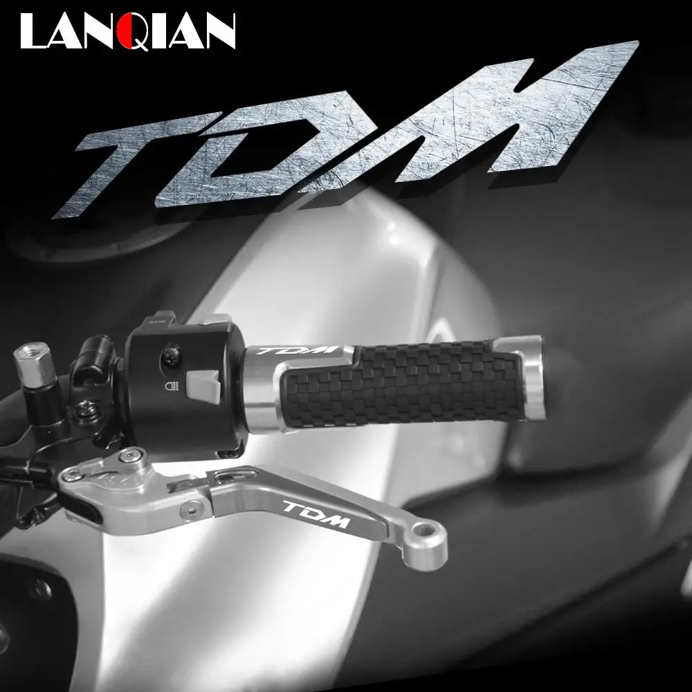 

For Yamaha TDM 900 850 Motorcycle Aluminum Brake Clutch Levers & Handlebar Grips TDM 900 2004-2014 TDM 850 1991-2002 Accessories
