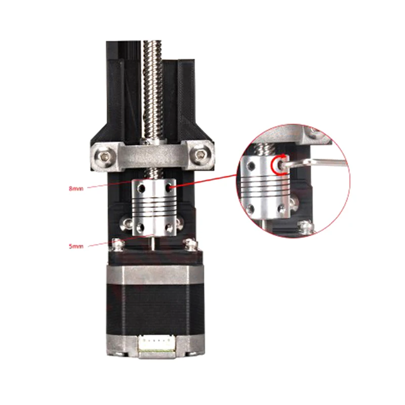 

D19L25 Coupler Flexible Coupling For Aluminum Stepper Motor Connector 3D Printer