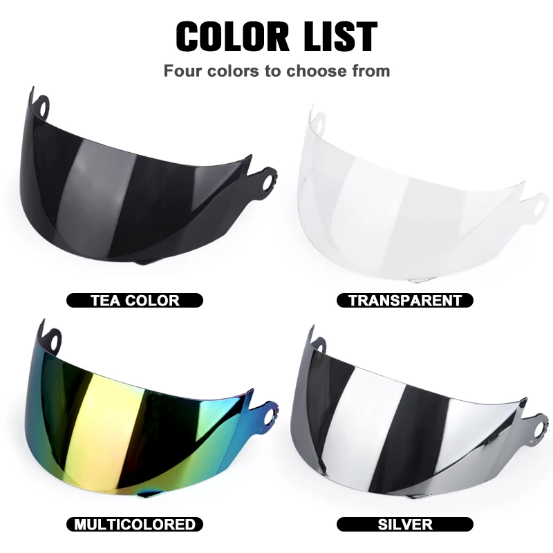 Мотоциклетный шлем UCHOOSE Специальный прозрачный зеркальный объектив черный с