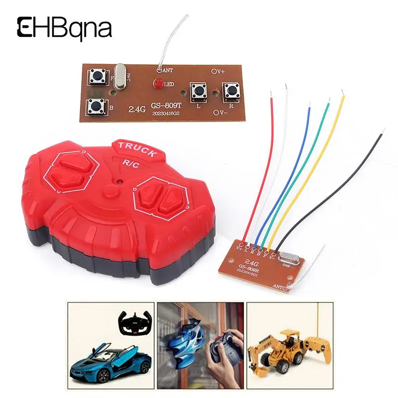 Автомобильные аксессуары для дистанционного управления 27 м/40 м, печатная плата дистанционного управления, популярный 4-канальный пульт дистанционного управления на радиоуправлении 27 МГц, автомобильные игрушечные аксессуары