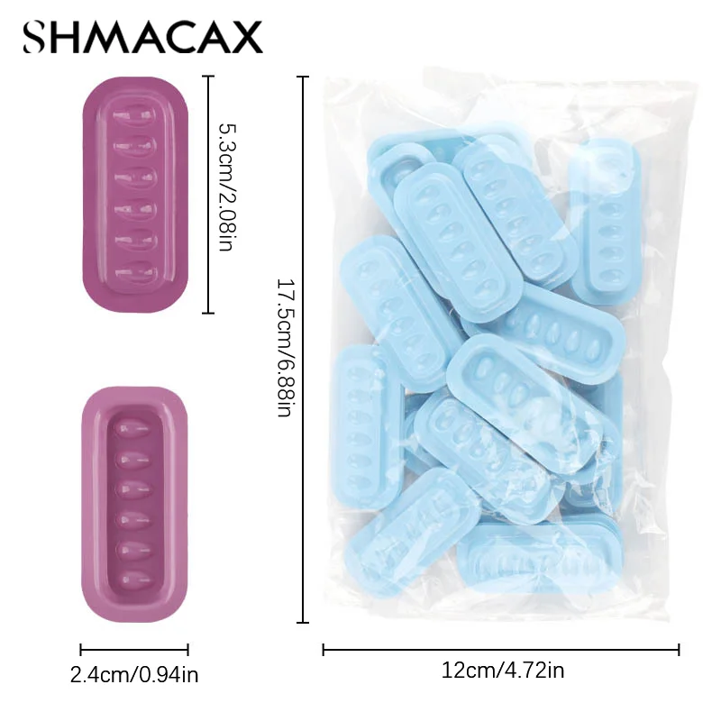 50 шт. пластиковые поддоны для клея наращивания ресниц