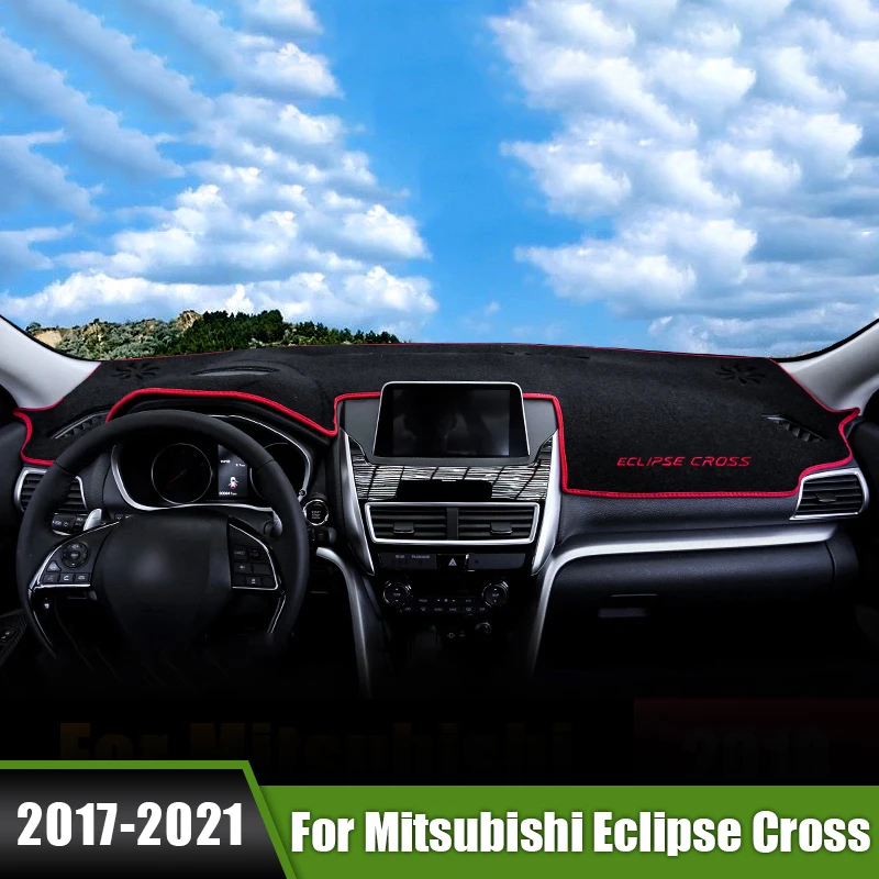 

For Mitsubishi Eclipse Cross 2017 2018 2019 2020 2021 Car Dashboard Cover Sun Shade Mat Avoid Light Pads Anti-UV Case Carpets