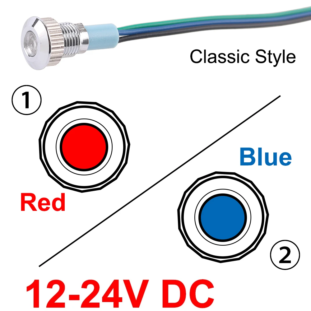 

Светодиодный двухцветный индикатор 8 мм