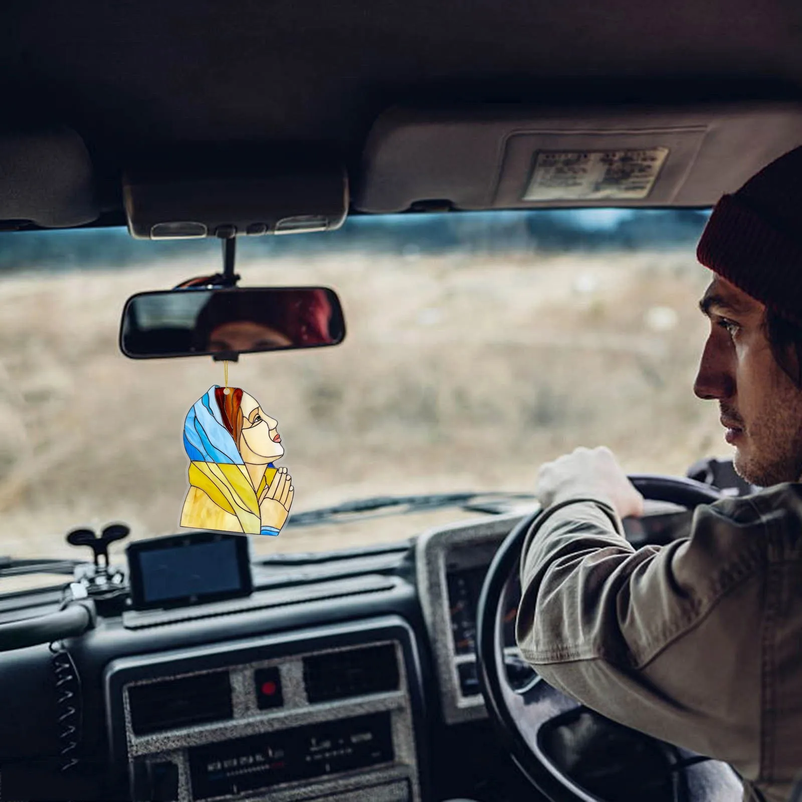 

Украшение стражи ангела, желто-зеленый двусторонний акриловый орнамент, пчела, Рождественское украшение оптом
