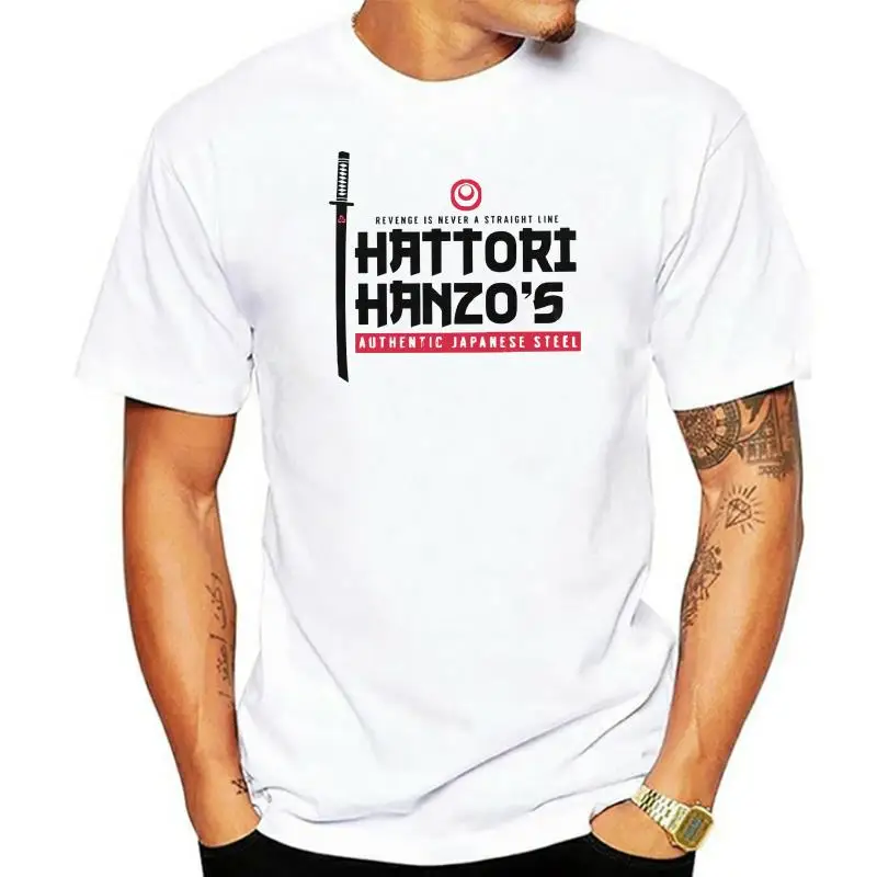 

Printed camiseta Kill Bill Hatori Hanzos Japanese Steel Swords Men's T-Shirt 100% cotton women tee shirt