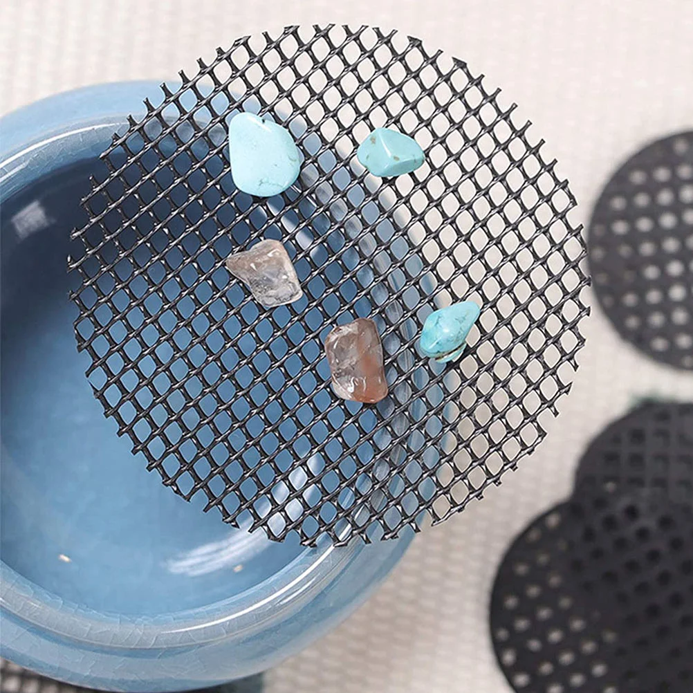 20 шт. нижняя сетчатая подушка для цветочного горшка экраны дренажных отверстий