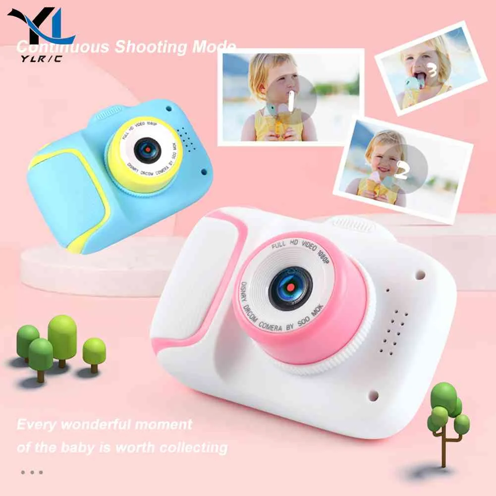 

2 Inch HD LCD Screen Children Camera USB 2.0 Cartoon Animal Photography Camera with Lanyard Digital Camera Cute Educational Toys