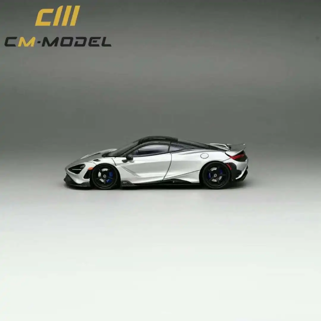 

CM MODEL 1:64 Mclaren 765LT Sliver Diecast Model Car