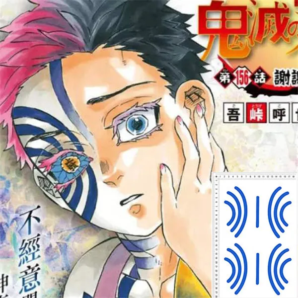 Тату-наклейка временная Demon Slayer Kimetsu No Yaiba Kamado Tanjirou Tomioka Giyuu |