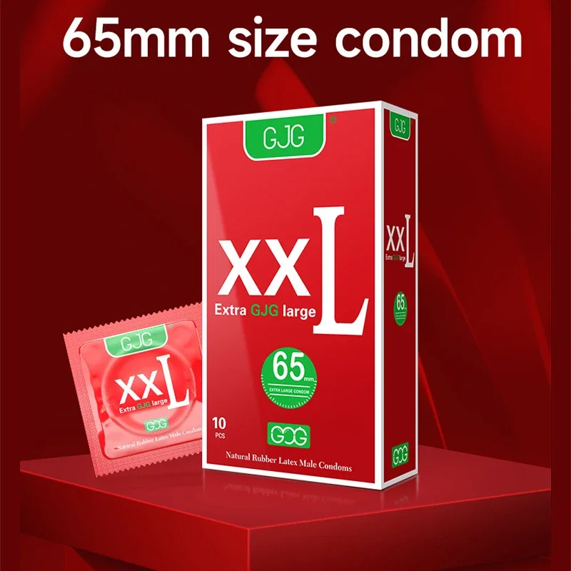 Ультратонкие презервативы Etra 65 мм большого размера для мужчин размер XXXL