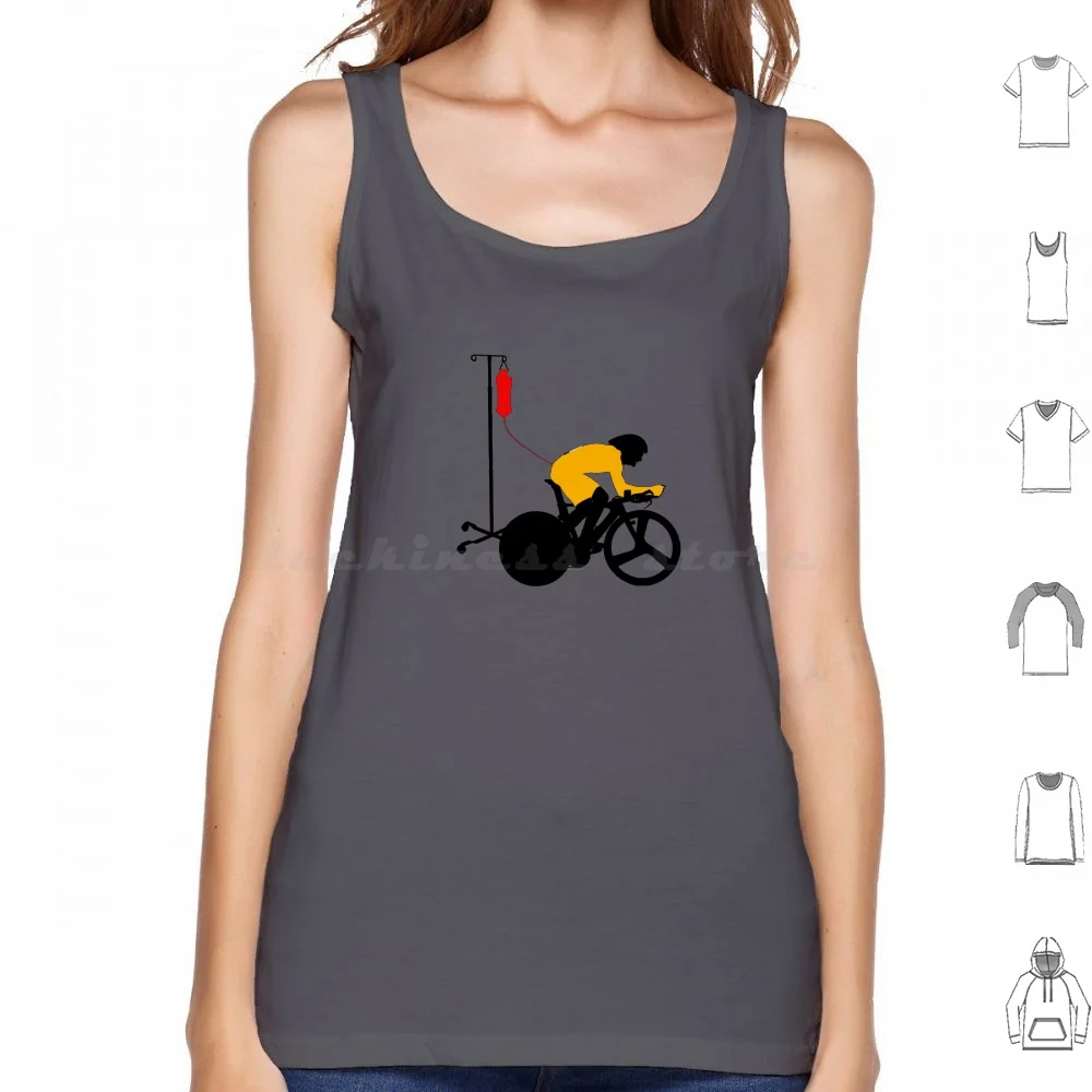 

Cyclist Blood Doping Tank Tops Print Cotton Cycle Cycling Cyclist Bike Bicycle Ride Rider Riding Bicycling Doping Ped