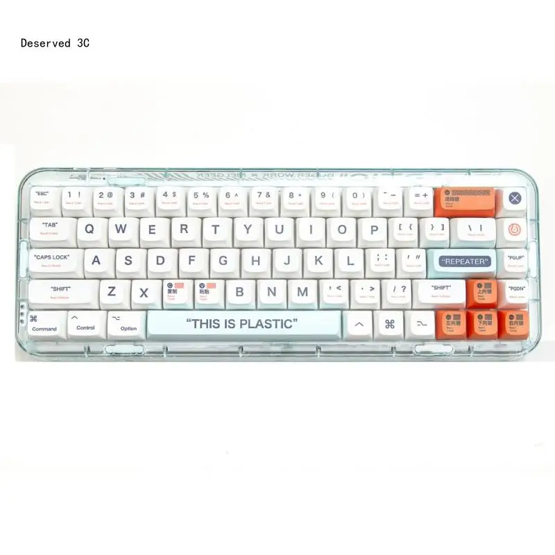 

R9CB 139 Keys Keycaps XDA Plastic Theme Keycaps PBT DyeSublimation Mechanical Keyboard Keycap Set