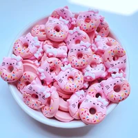 1020pcs new cute mini cartoon donut animal series flatback resin cabochons scrapbooking diy jewelry craft decoration accessorie