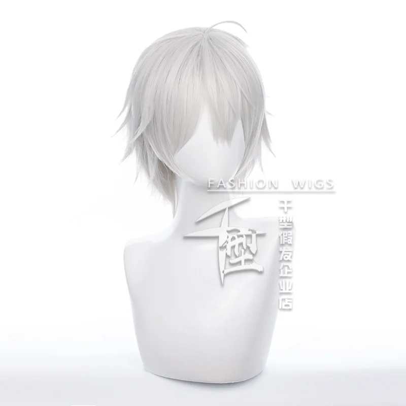 Аниме vTuber геймеры косплей парик серебристо-серый Хэллоуин геймерские парики