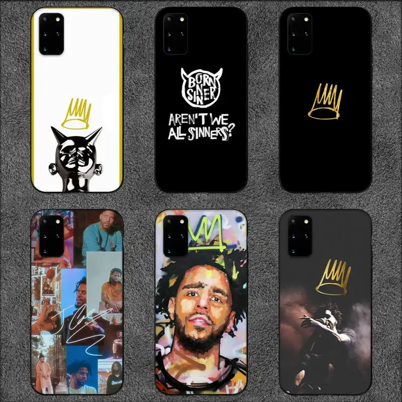 Чехол для телефона J Cole Born Sinner Cartoon для Samsung Galaxy S10 S20 S21 Note10 20Plus Ultra Shell