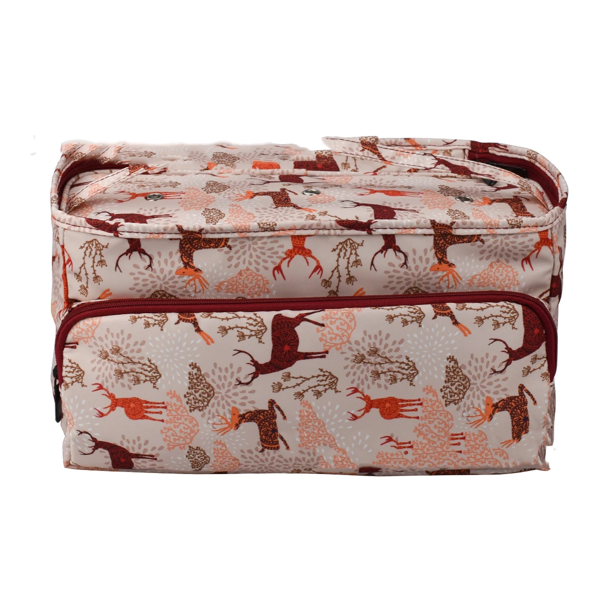 Стеганый квадратный ящик для хранения пряжи в этническом стиле и аксессуары