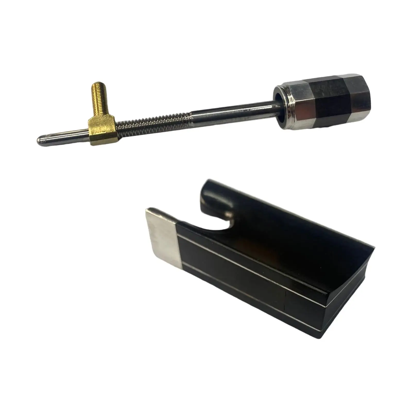 

Professional Violin Bow Frog Replacements Lightweight Accessories Easy to Install 4/4 and Screws for Adults Beginners