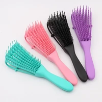 mint greenpink hair brush scalp massage comb women detangle hairbrush comb health care reduce fatigue