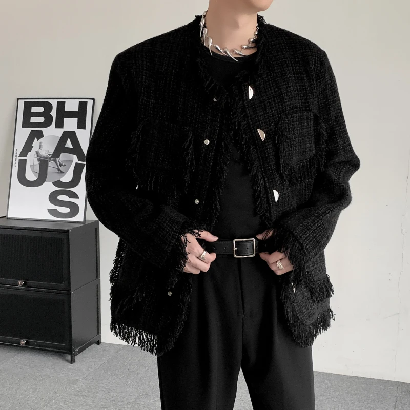 [OIMG] Осень 2024 маленькая подплечница Yamamoto с бахромой в ароматном стиле мужская