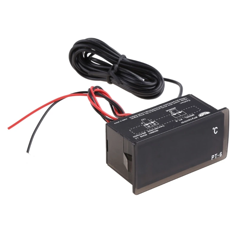 

Горячий 12V автомобильный светодиодный цифровой термометр датчик температуры-40 ~ 110 °C