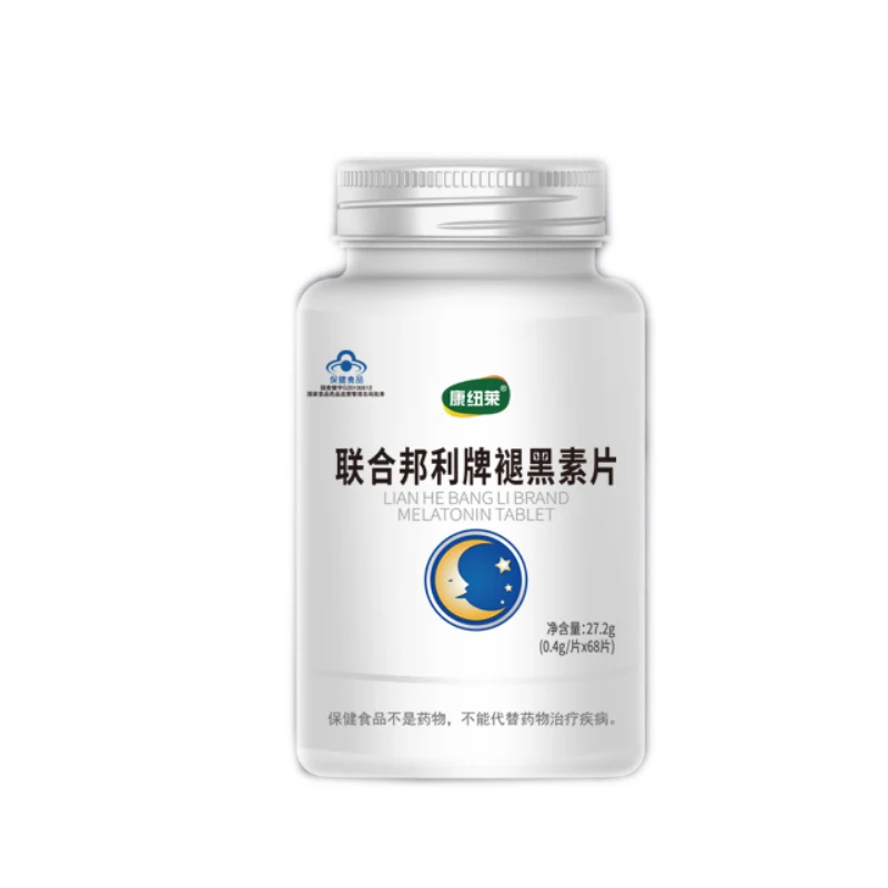 

68 Tablets Kangnewley Melatonin Tablet Help Stay up Late Insomnia Sleep Help Deep Sleep Free Shipping