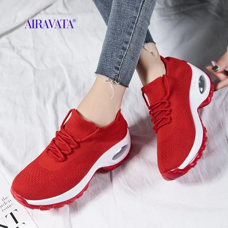 Shoes for Women Sneakers Fashion Breathable Walking Shoes Air Cushion Outdoor Tenis Feminino