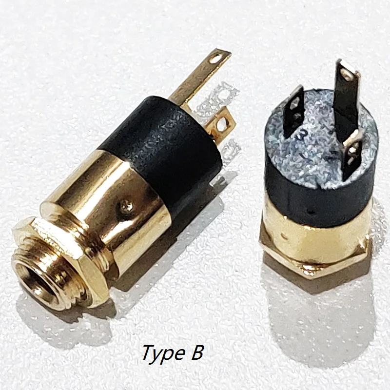 

Золотой 4P/3P разъем для наушников 3,5 мм