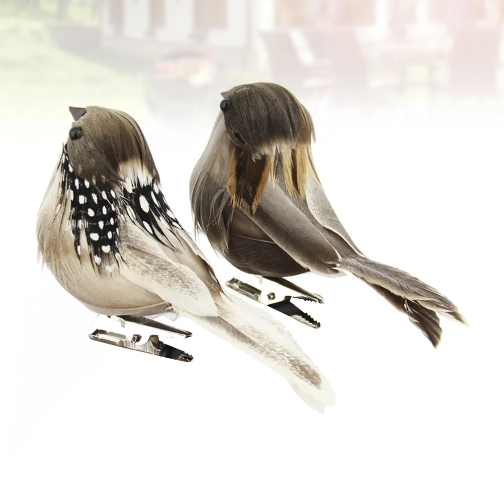 

Birds Bird Decor Artificial Fake Ornaments Feathered Decoration Foam Simulation Ornament Props Decorations Decorative Crafts