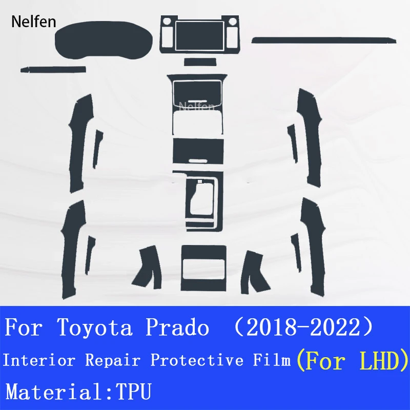 Для Toyota Prado (2018-2022) автомобильные аксессуары интерьерная центральная консоль