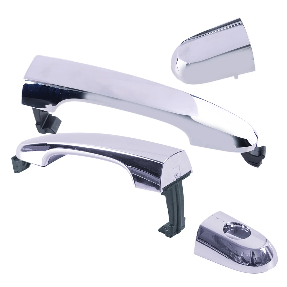 

82652-2P030 1Pair Outer Exterior Front Door Handle 82651-2P010 Fit for Kia Sorento without Smart Key System 2011-2015 Chrome ABS