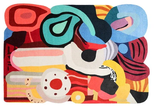 

Пушистый ковёр для спальни