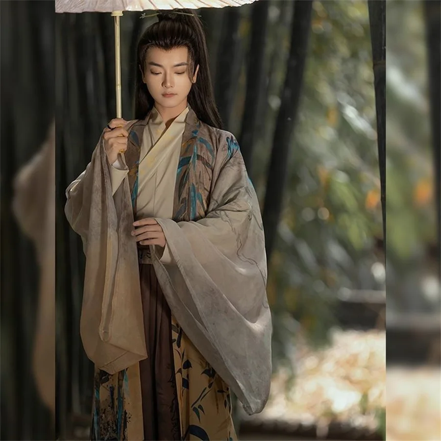 Плюс размер 2XL китайские Hanfu для мужчин и женщин высококачественные традиционные