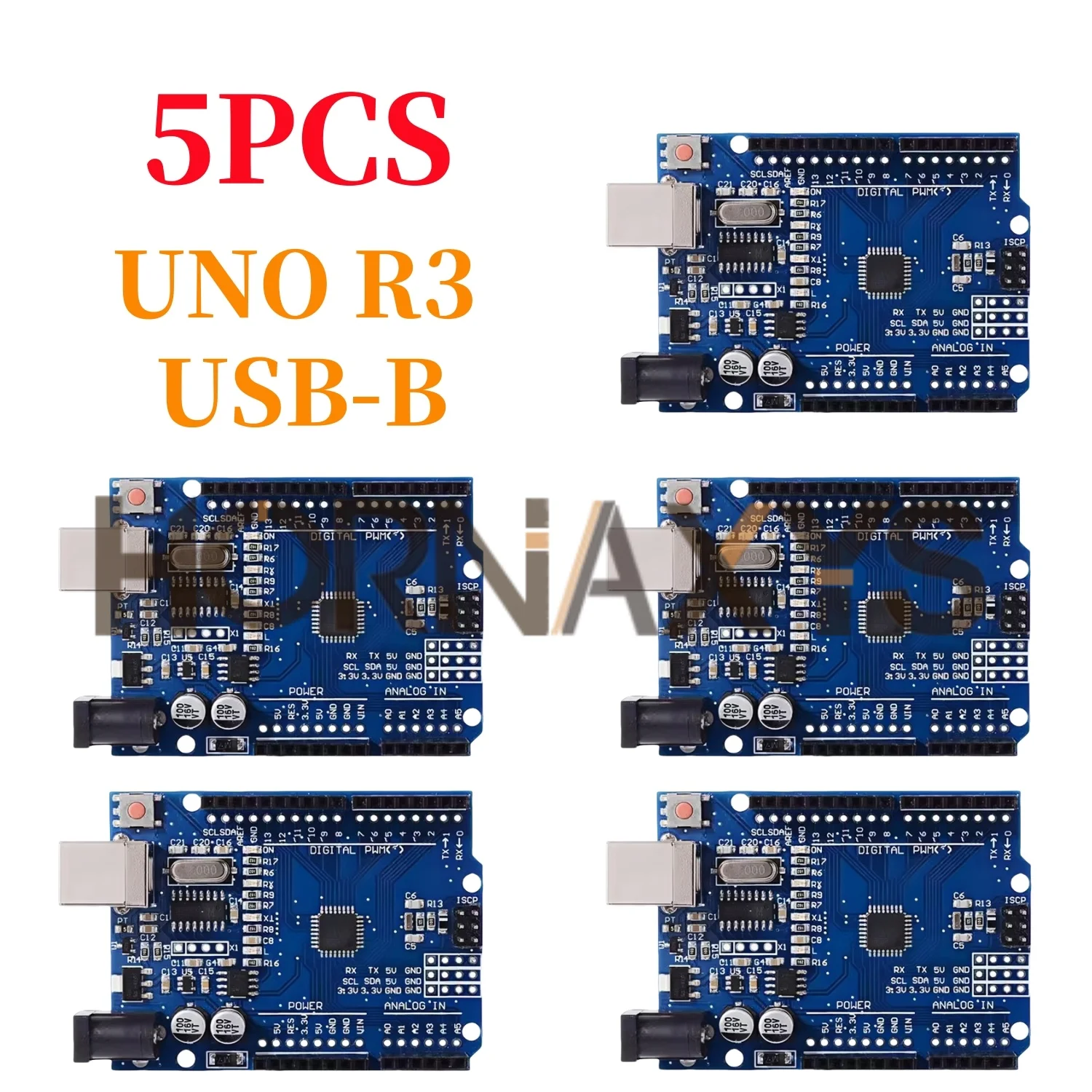 Фото 1-5Set/ UNO R3 Official Box ATMEGA16U2 / UNO+WiFi R3 MEGA328P Chip CH340G For Arduino UNO R3 Development Board WeMos ESP8266 №4
