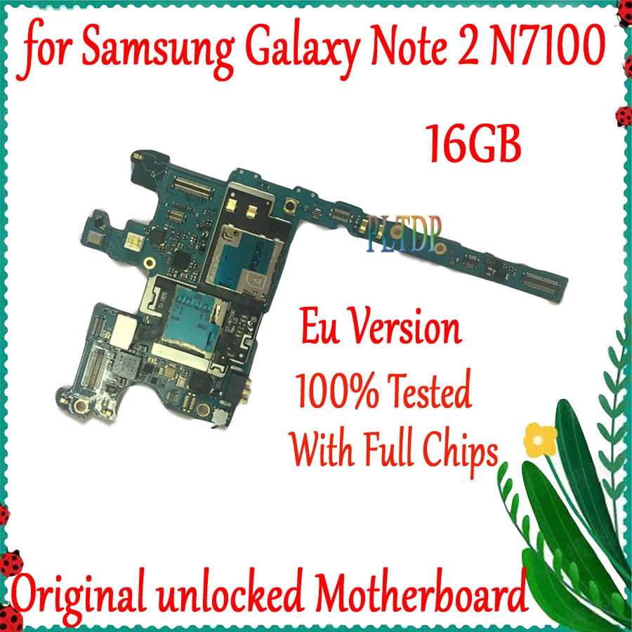 

Материнская плата для Samsung Galaxy Note 2 N7100, 16 ГБ, 100% протестированная