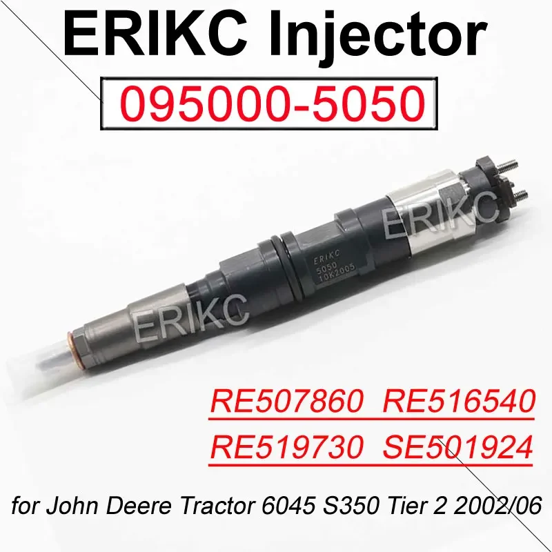 095000 -5050 Дизельная форсунка в сборе RE 507860 516540 Топливная -5051 для DENSO John Deere 4 5 л 6 8 519730 SE