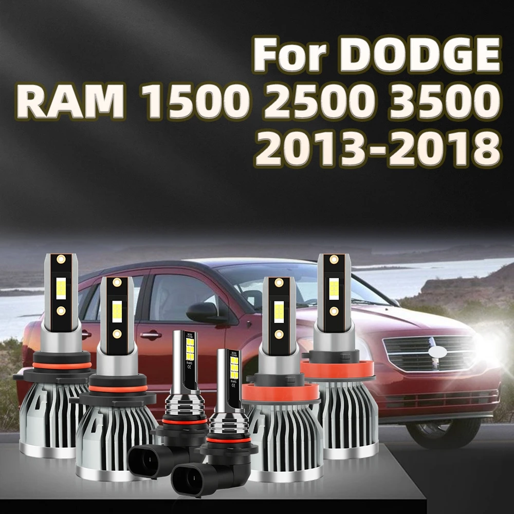 Car LED Headlight 150W H11 9005 9145 Fog Light Bulb Kit For DODGE RAM 1500 2500 3500 2013 2014 2015 2016 2017 2018