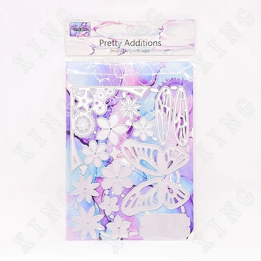 

New Pretty Additions Metal Cutting Dies for Diy Scrapbooking Crafts Stencils Maker Photo Album Template Handmade Decoration